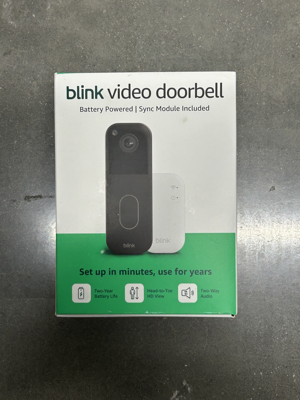 Blink Video Doorbell - Black